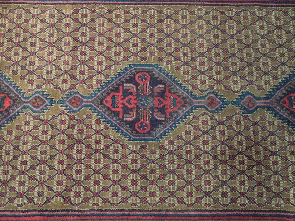 5x10 Authentic Hand Knotted Semi-Antique Persian Koliai Runner - Iran - bestrugplace