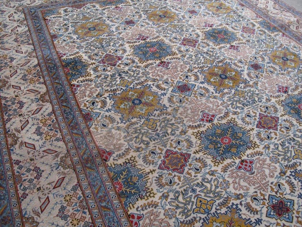 9x13 Authentic Hand-knotted Persian Kashan Rug - Iran - bestrugplace