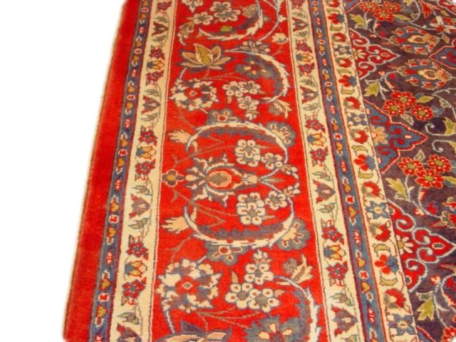 9.3 x 13.6 Multi Color Semi Antique Persian Mahal Rug 1495