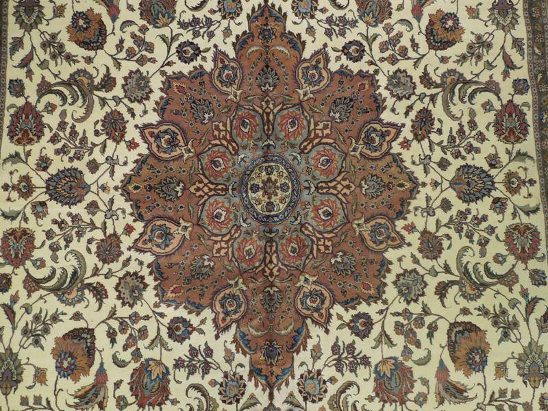 9x20 Authentic Handmade Persian Tabriz Rug-Iran - bestrugplace