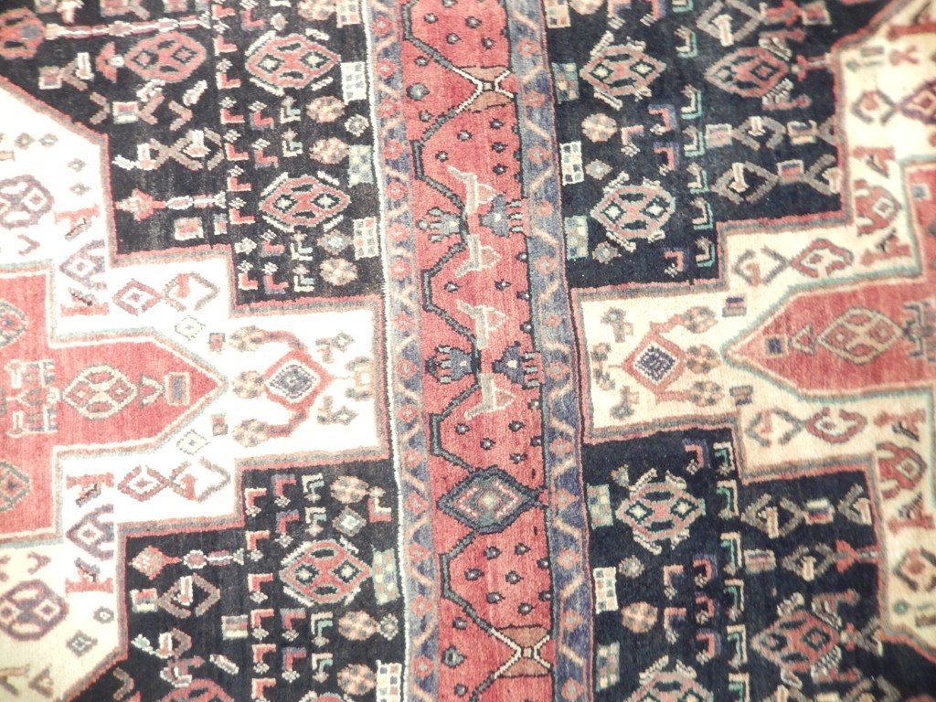 5 x 9.8 Brownish Red Semi Antique Persian Senneh Runner 72255