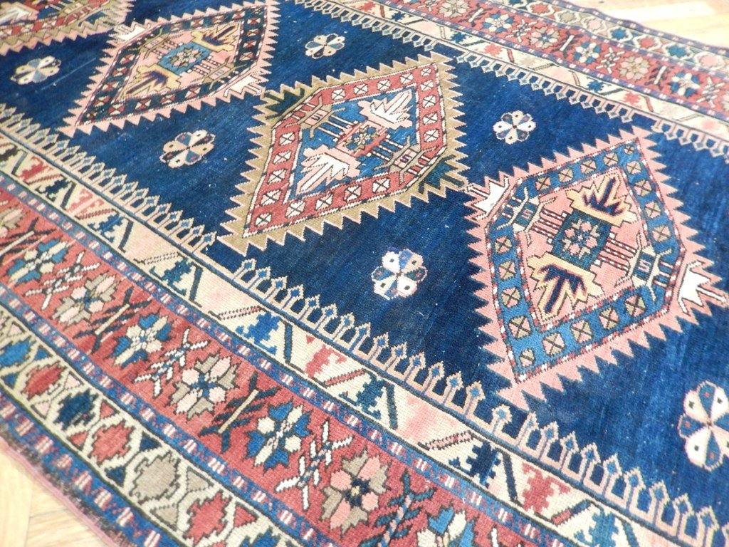 4 ' x 9 ' Multi-Color Persian Kazak Runner - bestrugplace