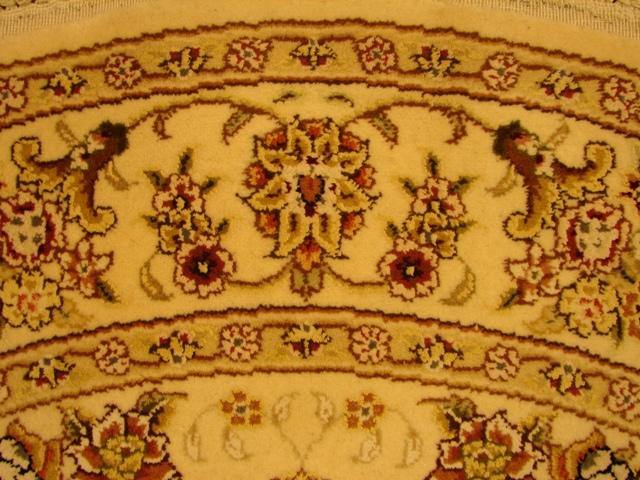 5x5 Sino Tabriz Wool & Silk Rug-China - bestrugplace