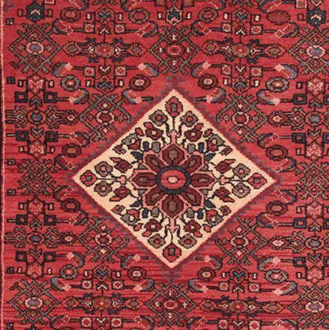 Luxurious 4x6 Authentic Hand-knotted Persian Hamadan Rug - Iran - bestrugplace