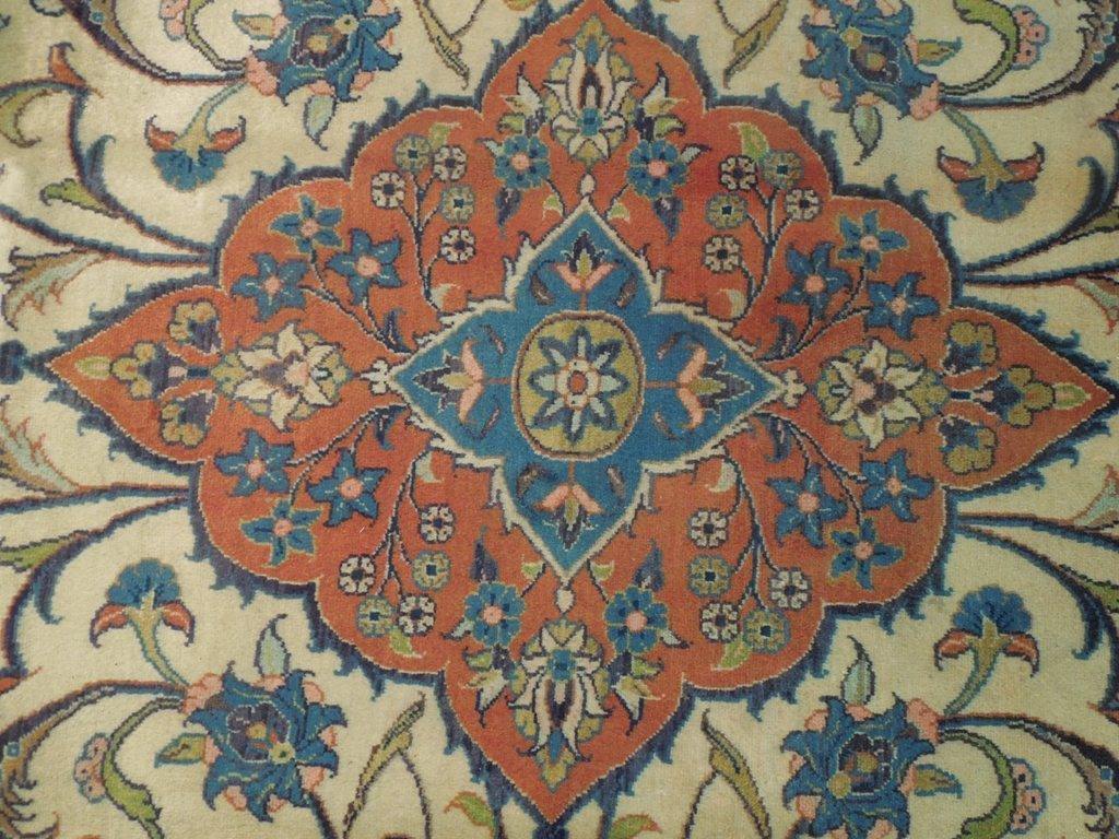 8x12 Authentic Hand Knotted Fine Persian Tabriz Rug - Iran - bestrugplace