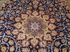 Load image into Gallery viewer, 9.6 x 13.2 Navy Blue Semi Antique Persian Esfahan WOOL Rug 73007