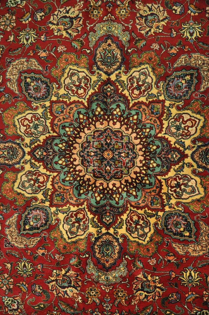 10x16 Authentic Hand-Knotted Fine Persian Tabriz Rug - Iran - bestrugplace