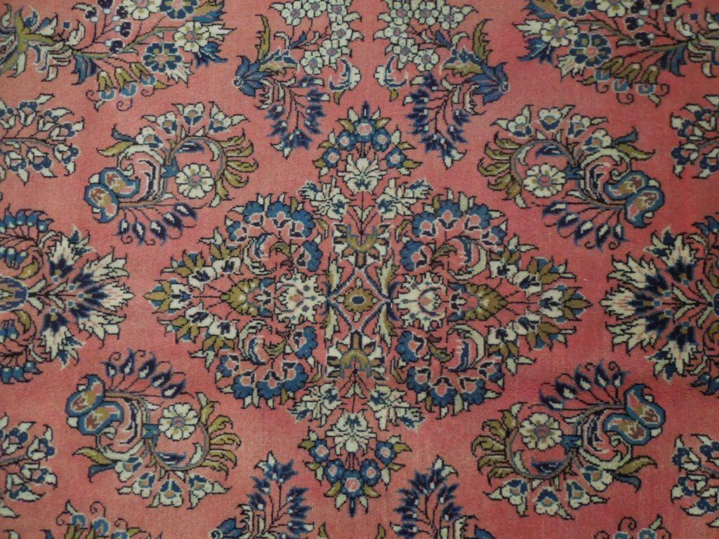 7x11 Authentic Hand Knotted Fine Persian Sarouk Rug - Iran - bestrugplace