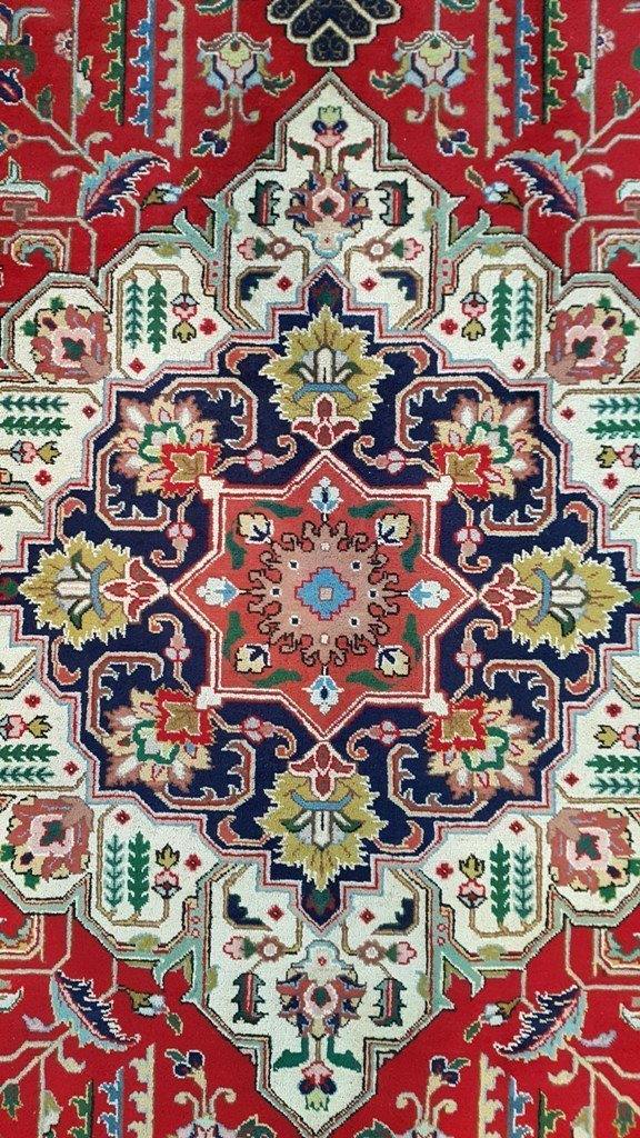 10x13 Authentic Hand Knotted Persian Tabriz Rug - Iran - bestrugplace