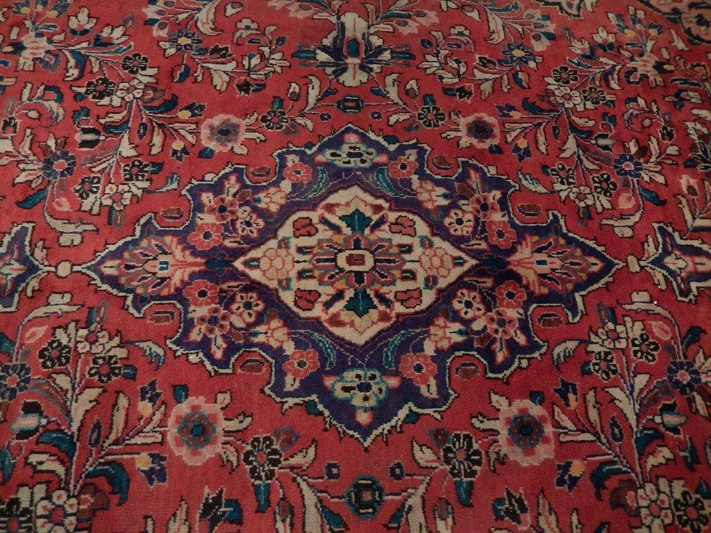 9x13 Authentic Hand Knotted Semi-Antique Persian Mahal Sultanabad Rug - Iran - bestrugplace