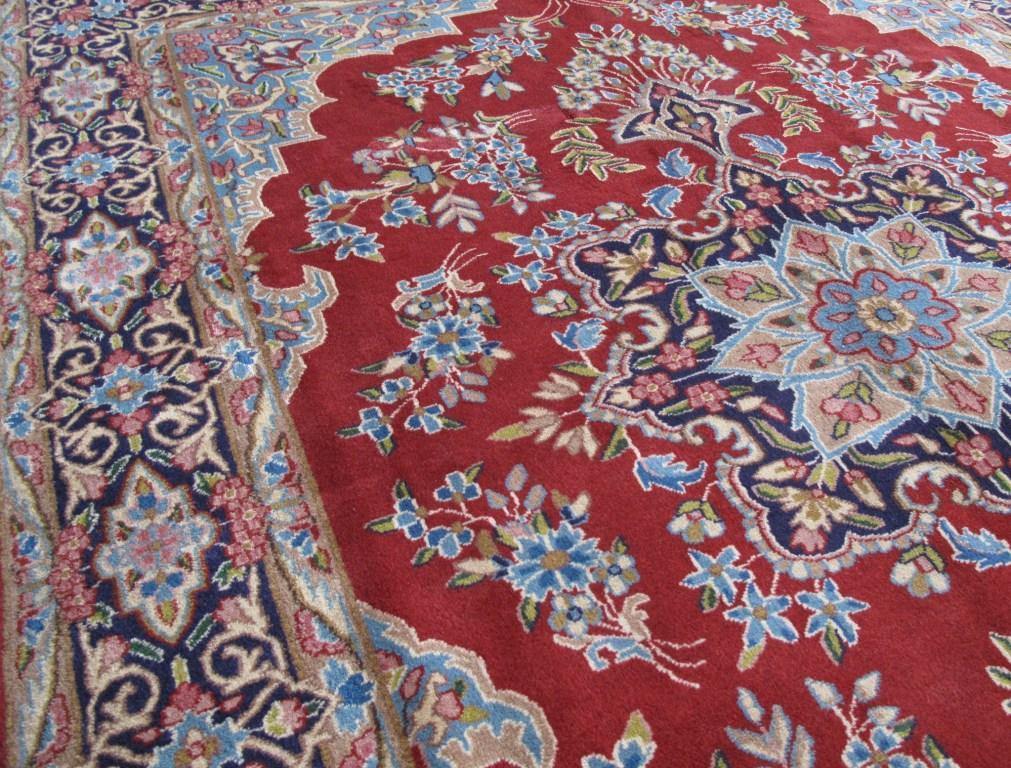 7x10 Authentic Hand-knotted Persian Kerman Rug - Iran - bestrugplace