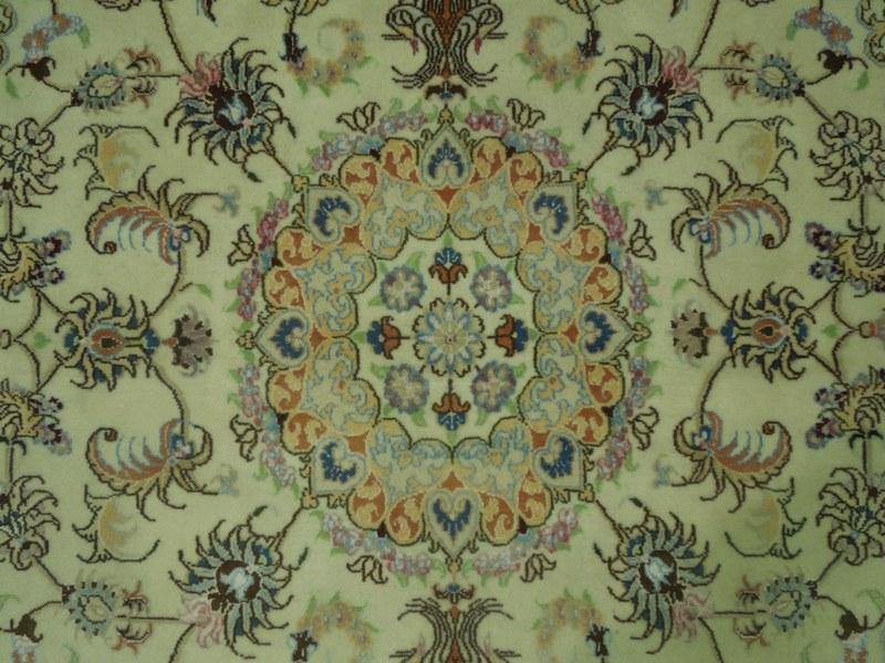 Luxurious 5x7 Authentic Handmade High End Wool&Silk Persian Rug - Iran - bestrugplace