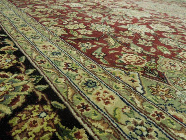 9x11 Wool and Silk Persian Design Rug-China - bestrugplace
