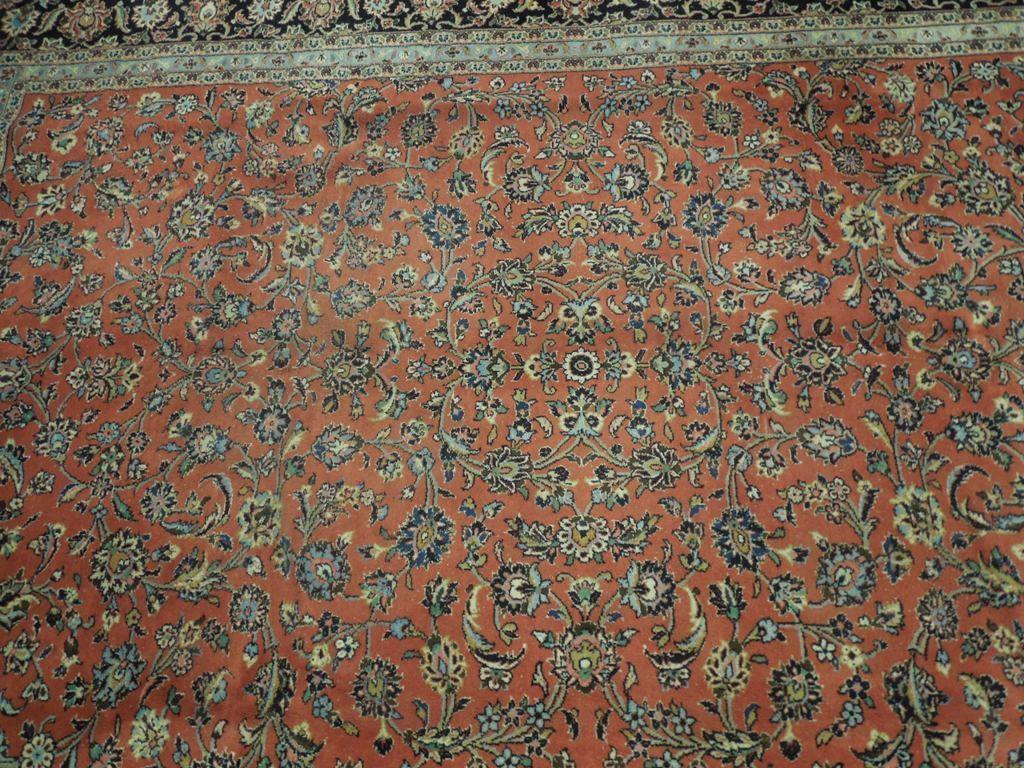 8x12 Authentic Hand Knotted Semi-Antique Persian Tabriz Rug - Iran - bestrugplace