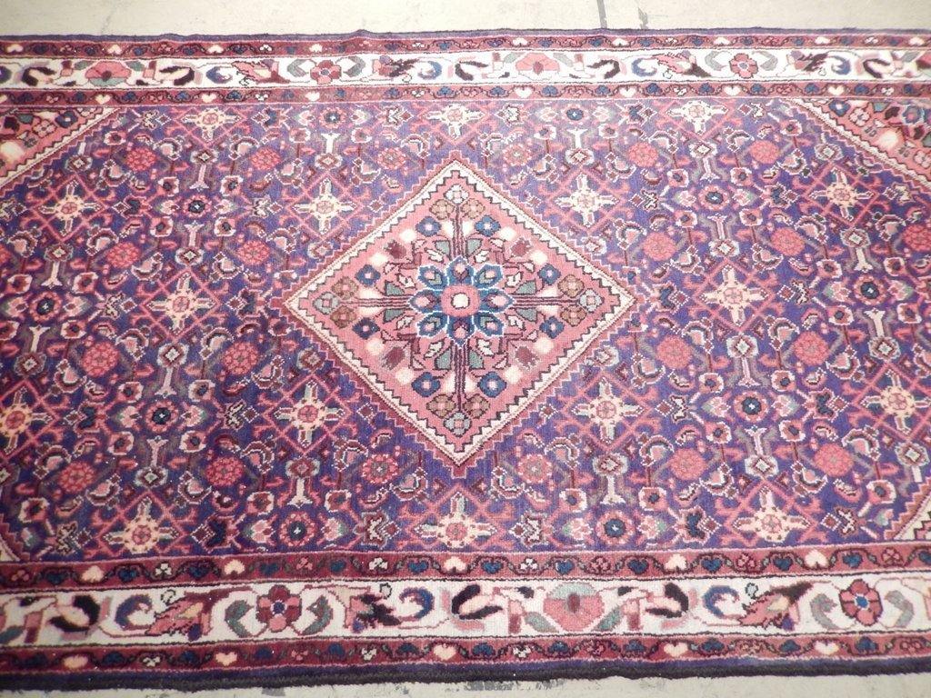 5x10 Authentic Hand Knotted Semi-Antique Persian Herati Runner - Iran - bestrugplace