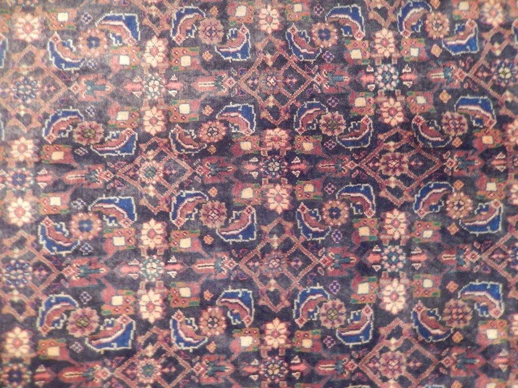 5x10 Authentic Handmade Semi-Antique Persian Herati Runner - Iran - bestrugplace