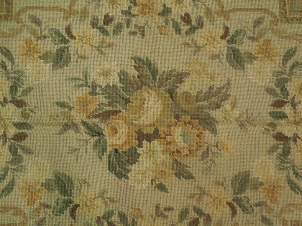 6x9 Needlepoint Flat Weave Rug - China - bestrugplace