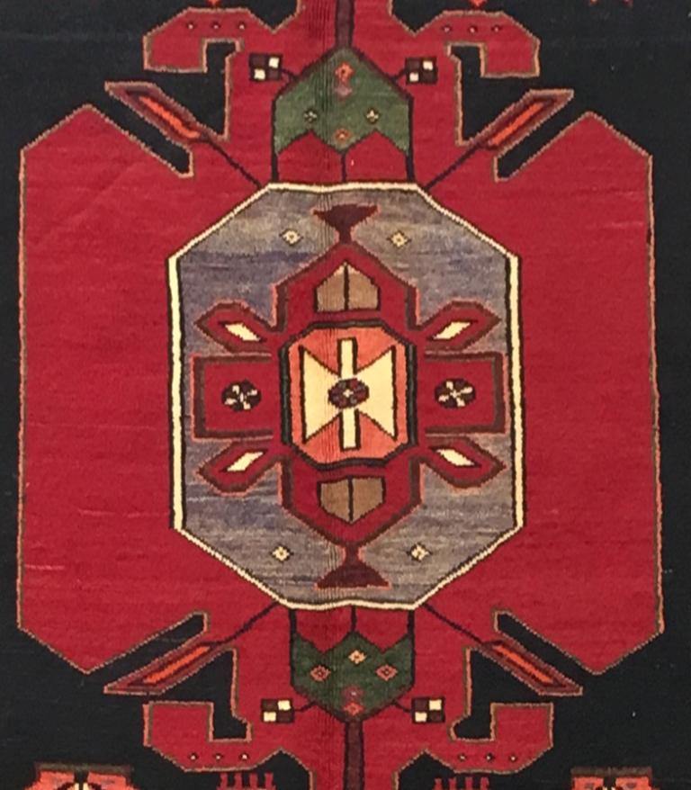 5x13 Authentic Hand-knotted Persian Hamadan Rug - Iran - bestrugplace