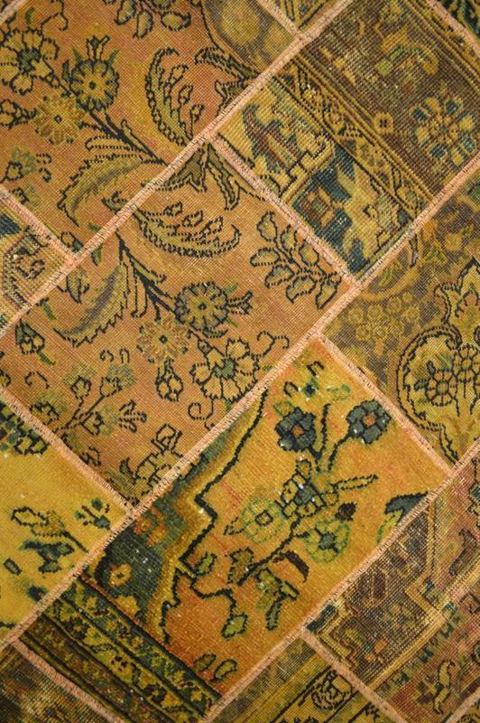 6x9 Authentic Handmade Persian Patchwork Rug - Iran - bestrugplace