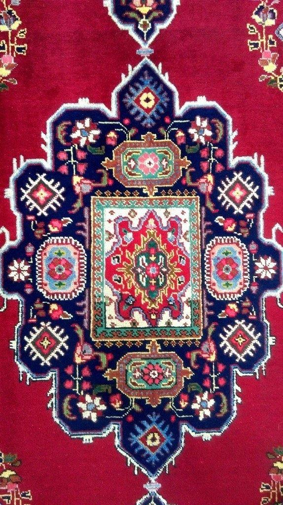 7x10 Authentic Hand Knotted Persian Tabriz Rug - Iran - bestrugplace