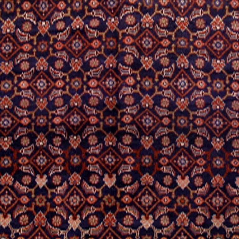 5x11 Authentic Hand Knotted Persian Hamadan Rug - Iran - bestrugplace