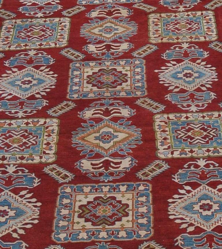 Stunning 10x16 Authentic Handmade Yak Kash Kazak Rug - Pakistan - bestrugplace