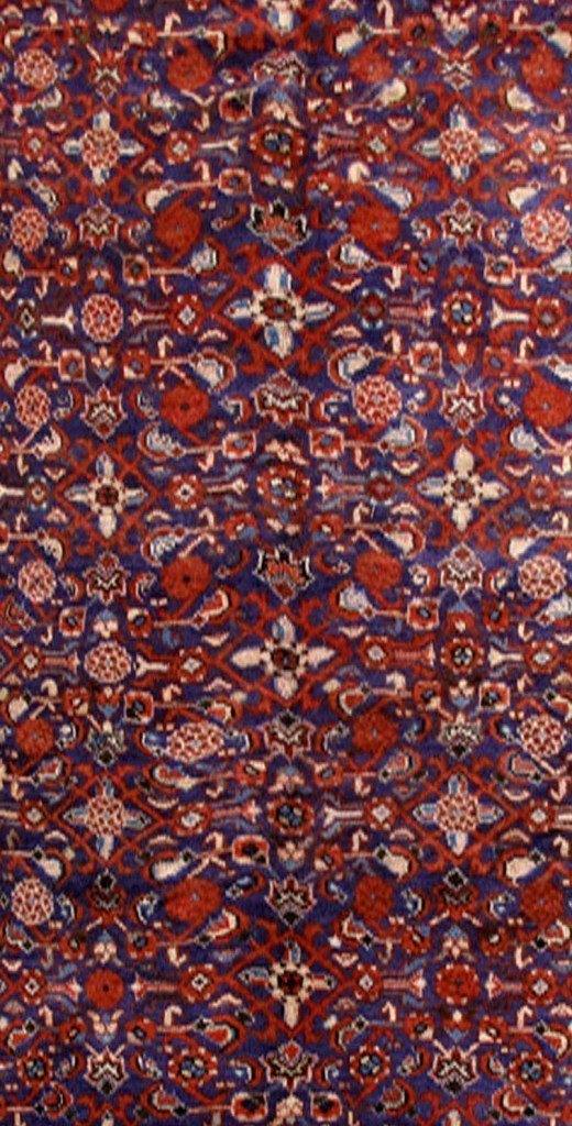 5x11 Authentic Hand Knotted Persian Hamadan Rug - Iran - bestrugplace