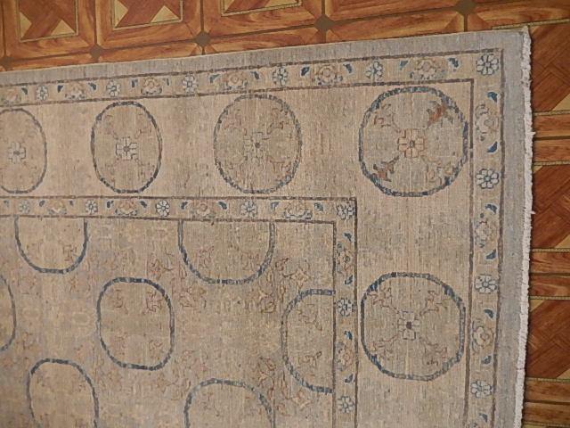 Radiant 8x9 Authentic Hand Knotted Vegetable Dyed Fine Chobi Peshawar Rug - Pakistan - bestrugplace