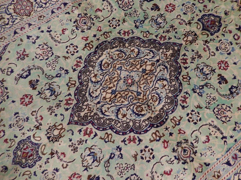 6x10 Authentic Handmade Signed Wool & Silk Persian Nain Rug - Iran - bestrugplace