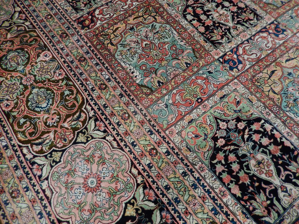 8.2 x 10.10 High End Authentic Persian Qom Silk Rug #PIX-21832