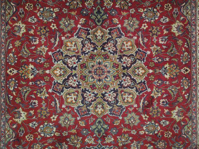 8x11 Authentic Handmade Persian Isfahan Rug - Iran - bestrugplace