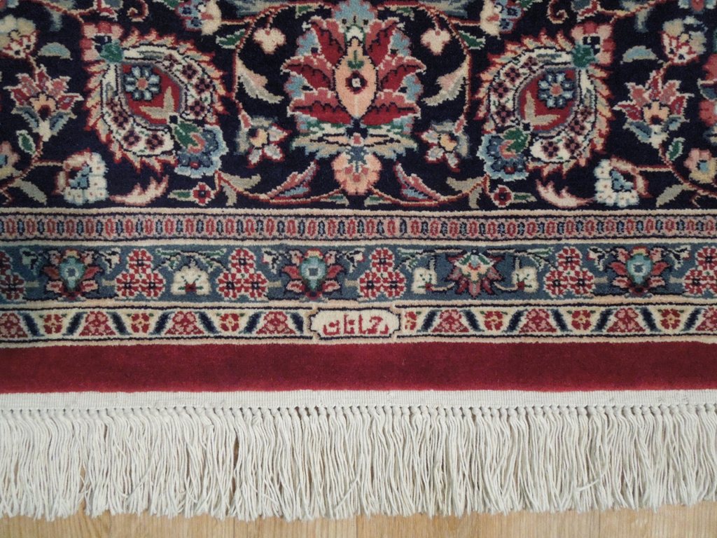 8.3 x 10.1 Red Signed Fine Quality Wool Rug PAKISTAN HANDMADE 18656