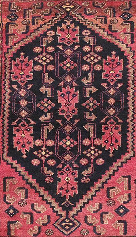Luxurious 3x5 Authentic Hand-knotted Persian Hamadan Rug - Iran - bestrugplace