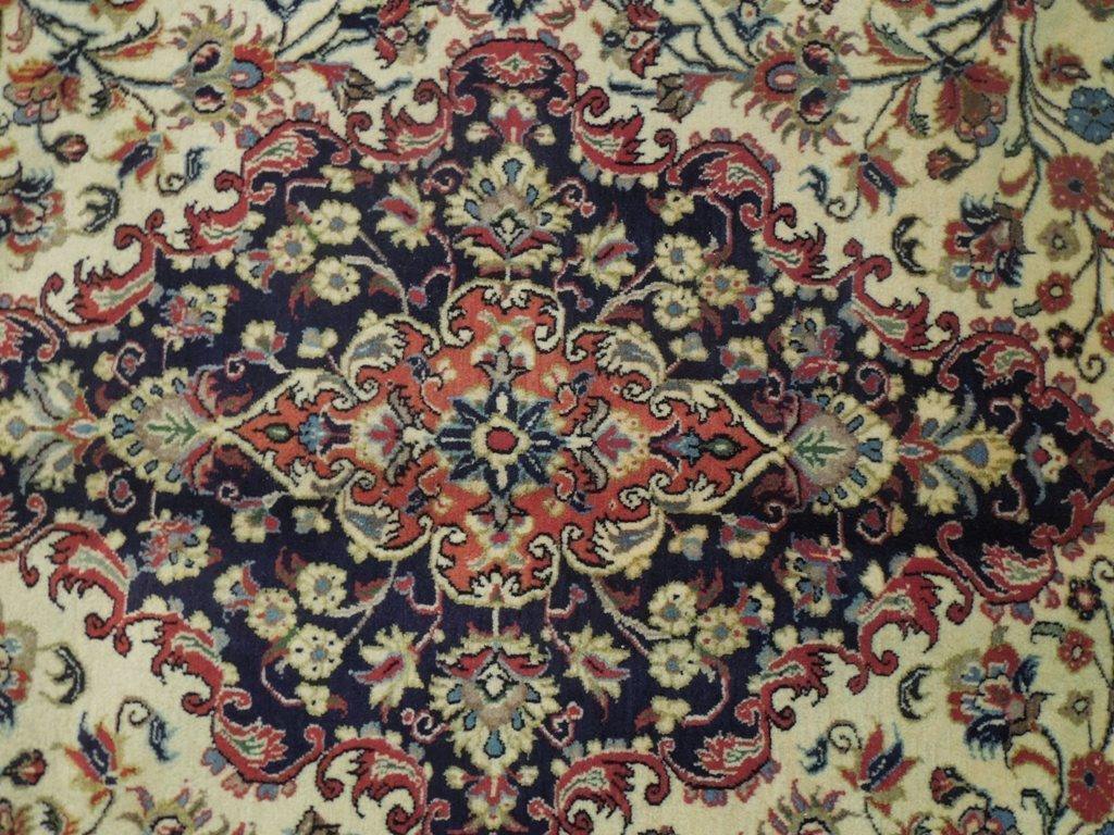 7x10 Authentic Hand Knotted Fine Persian Kashan Rug - Iran - bestrugplace