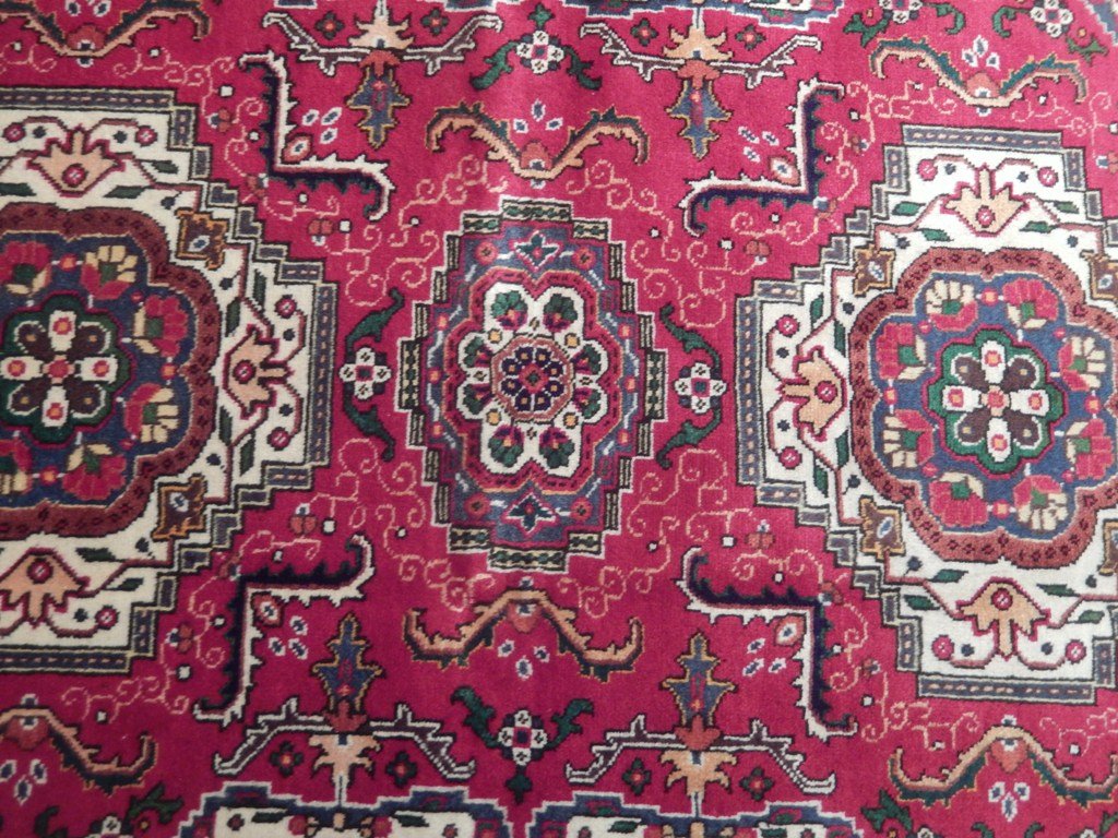 4' x 7' Red-Semi-Antique-Persian-Bakhtiari-Rug .jpg