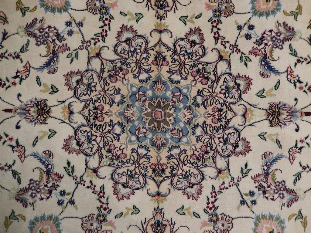 7x10 Authentic Handmade Signed Wool & Silk Persian Tabriz Rug - Iran - bestrugplace
