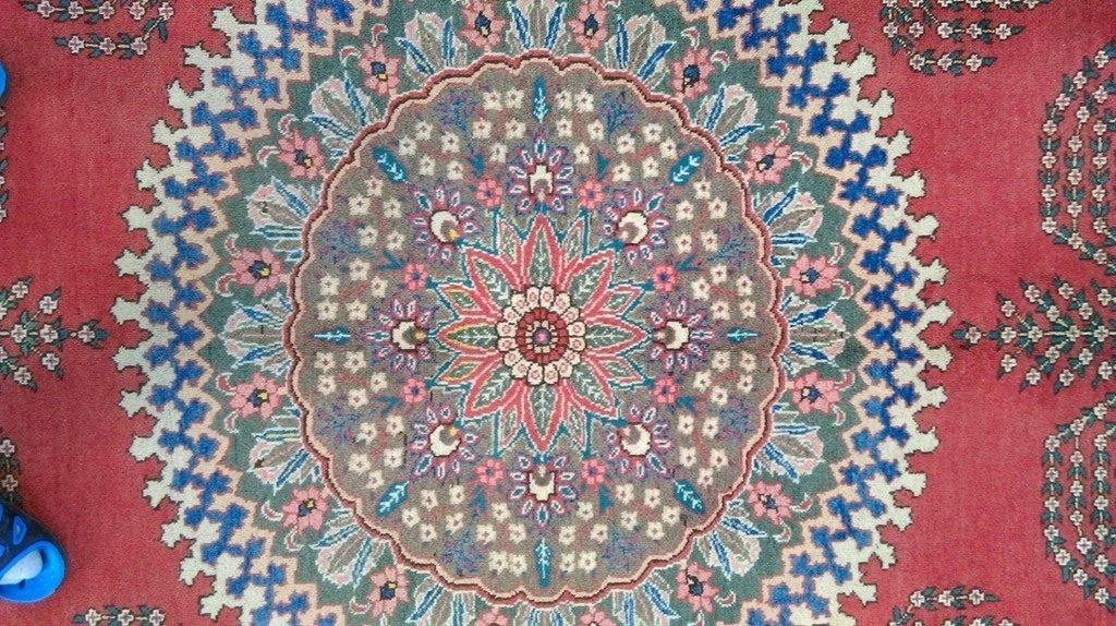 7x11 Authentic Hand Knotted Persian Tabriz Khoy Rug - Iran - bestrugplace