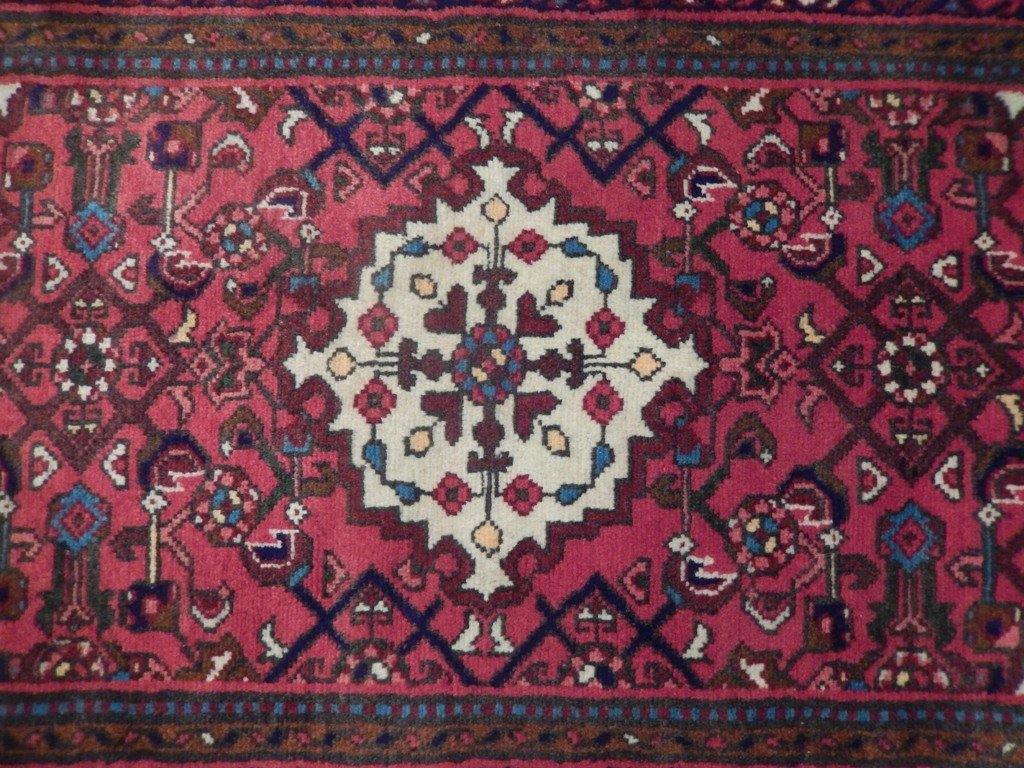 2x4 Authentic Handmade Semi-Antique Persian Hamadan Rug - Iran - bestrugplace