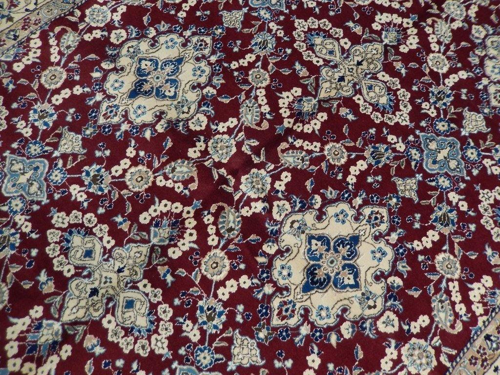 6x10 Authentic Handmade Signed Wool & Silk Persian Nain Rug - Iran - bestrugplace