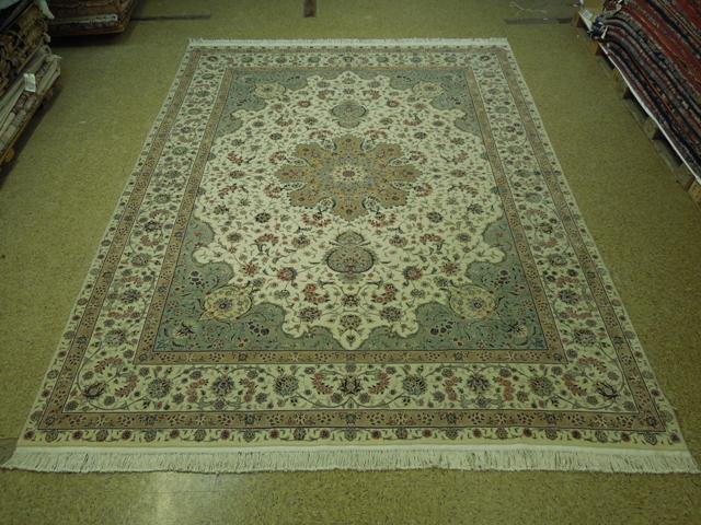 9x12 Wool And Silk Persian Design Rug-China - bestrugplace