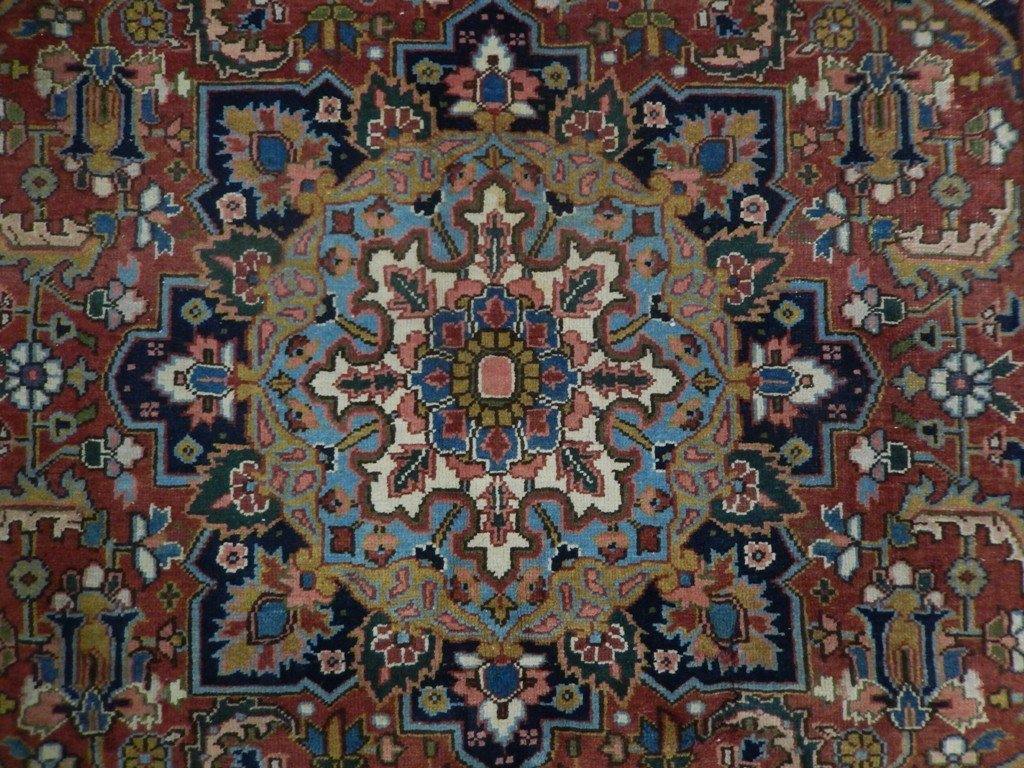9x12 Semi-Antique Persian Heriz Rug - Iran - bestrugplace