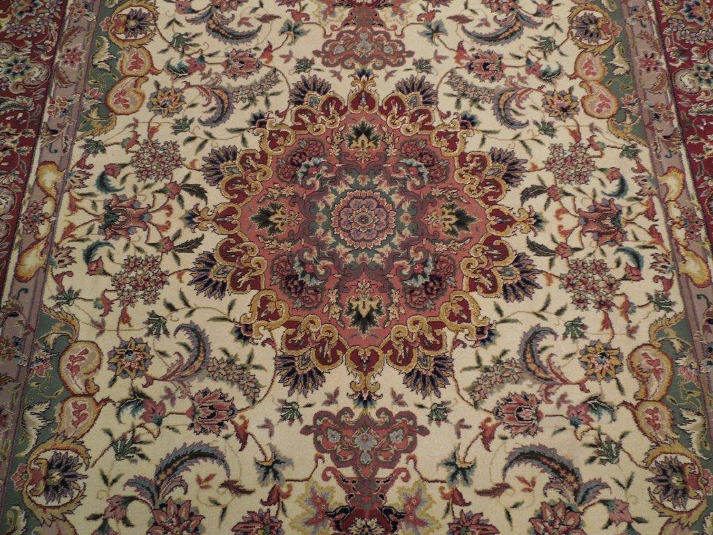 Dazzling 6x10 Authentic Handmade Wool & Silk Fine Quality Rug - China - bestrugplace