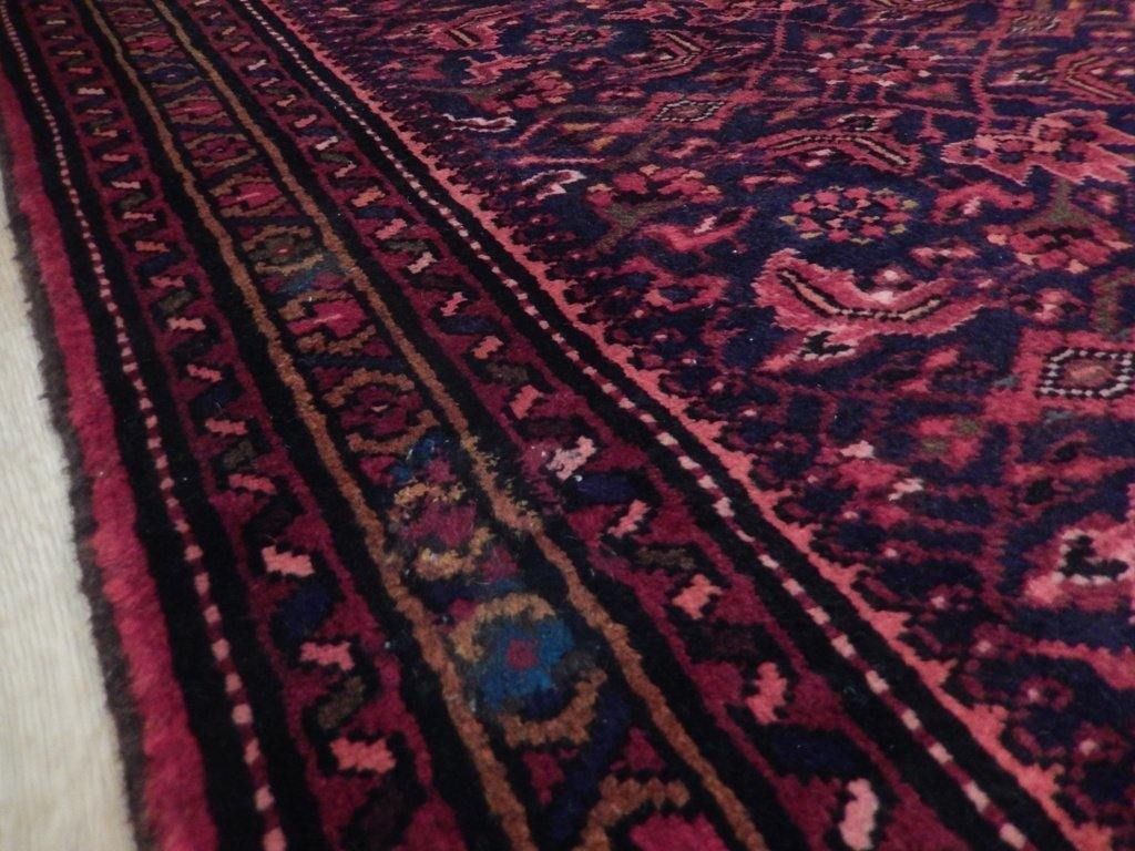 4x9 Authentic Handmade Semi-Antique Persian Herati Runner - Iran - bestrugplace