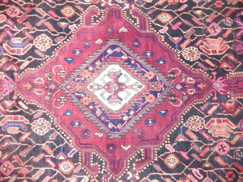 5x10 Authentic Hand Knotted Semi-Antique Persian Hamadan Runner - Iran - bestrugplace