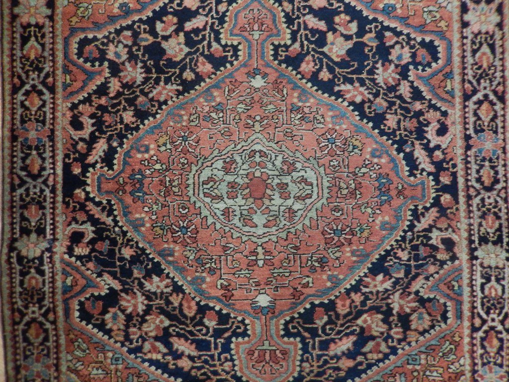 3 x 4.7 Antique Persian Ferahan Rug 1910's #PIX-21686