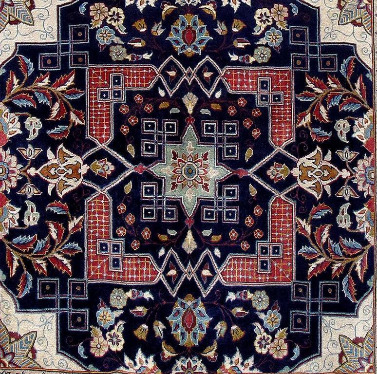 7x10 Authentic Hand Knotted Persian Sarouk Rug - Iran - bestrugplace