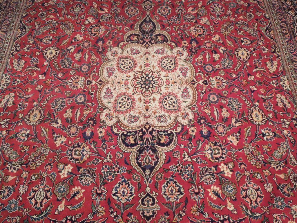 9x12 Authentic Handmade Signed Fine Kashan Persian Rug - Iran - bestrugplace