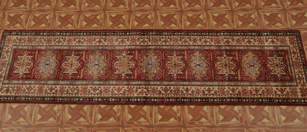 3' x 10' Red Super Kazak Rug 24869