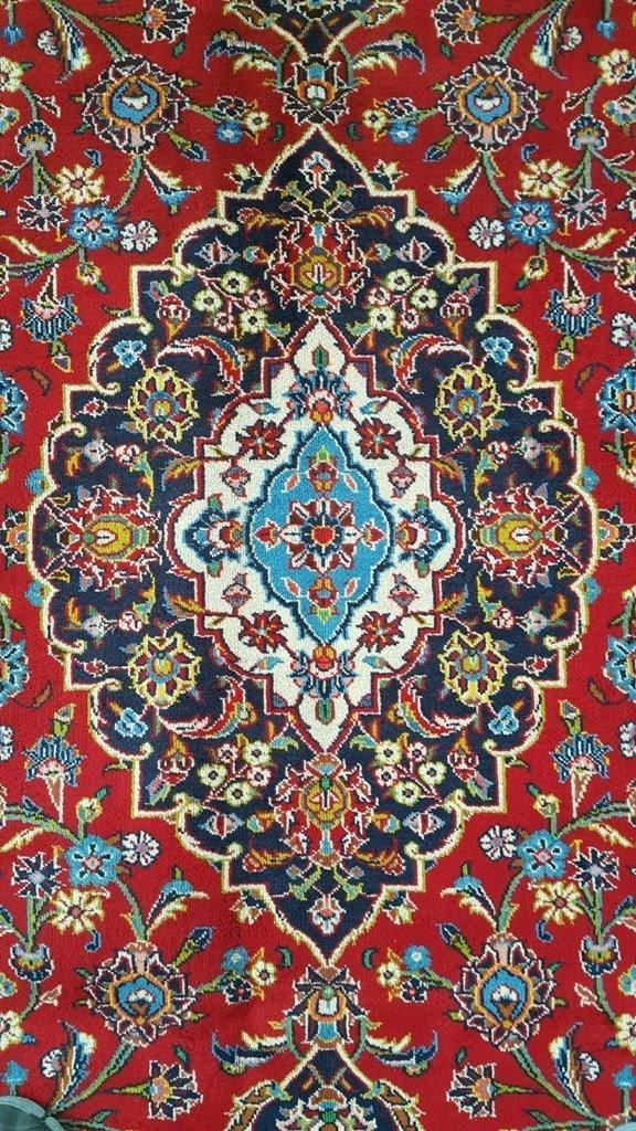 8x12 Authentic Hand Knotted Persian Kashan Rug - Iran - bestrugplace