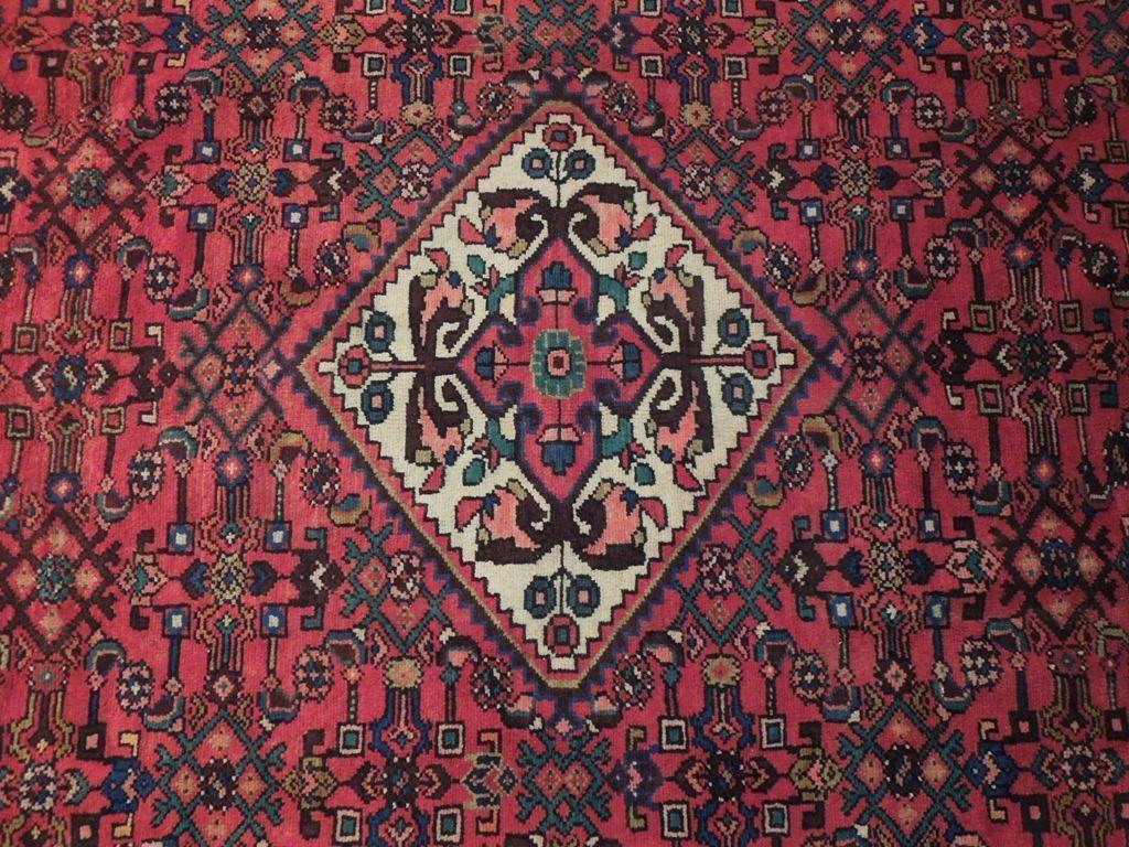 5x11 Authentic Hand Knotted Semi-Antique Persian Herati Runner - Iran - bestrugplace